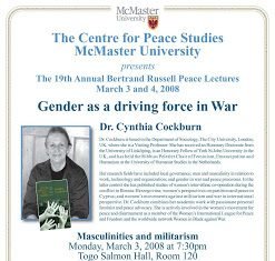 Betrand Russell Peace Lectures 2008